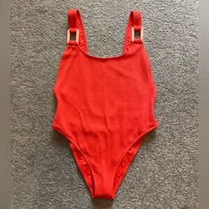 Aerie Crinkle Scoop Cheekiest One Piece Swimsuit